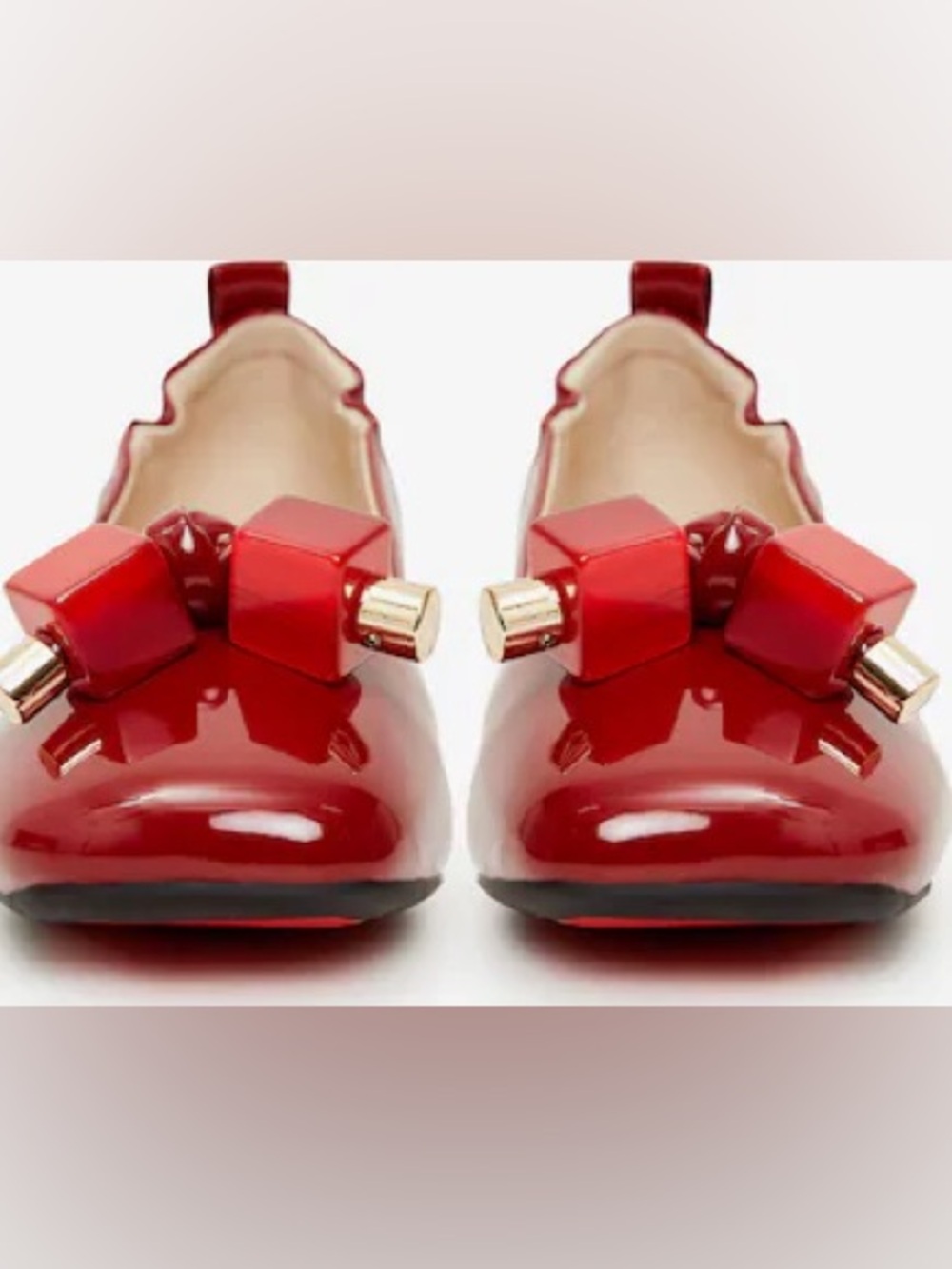 BONAVI PATENT LEATHER LOAFERS! GORGEOUS LIKE NEW CONDITION! - Picture 4 of 5